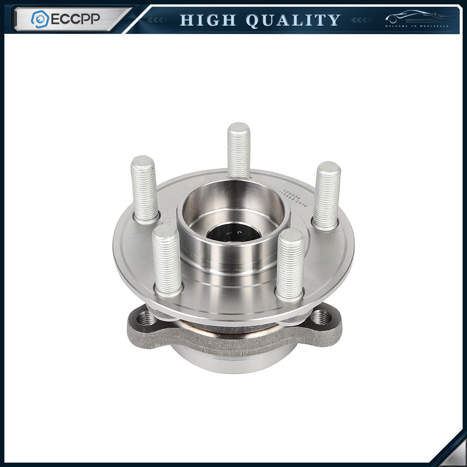 1Pc Wheel Hub Bearing Assembly Front or Rear AWD For Ford Edge 2015-2021 W/ ABS 6B93BC-57