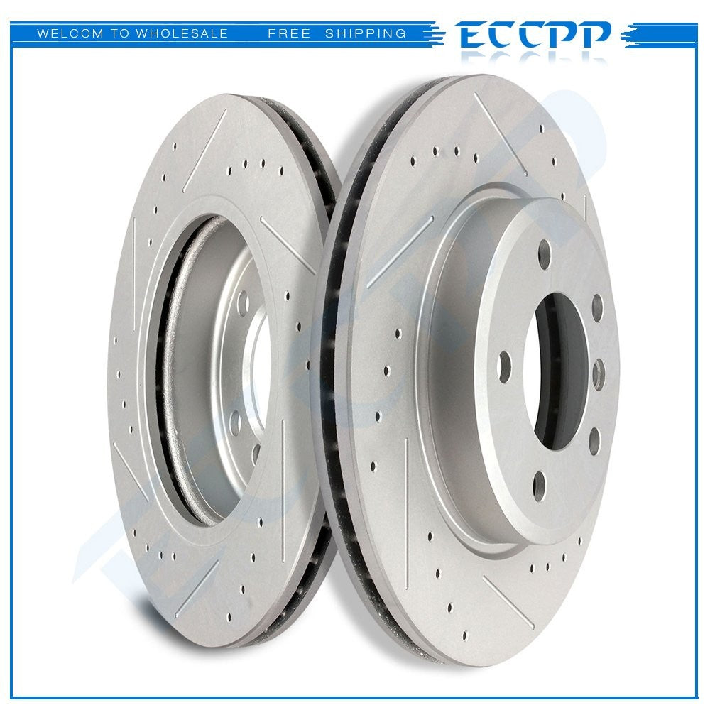 Front Brake Discs Rotors For BMW 323i BMW 325Ci BMW 325i BMW 325xi BMW 328i 6B93BC-57
