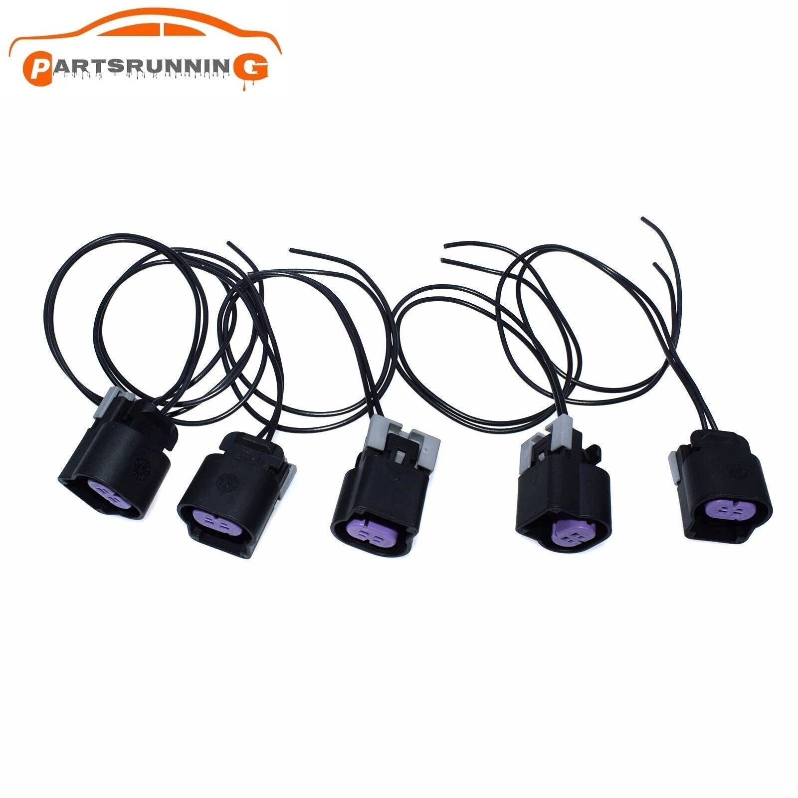 5PCS Knock Sensor Connector Pigtail 2 Wire For Chevrolet Corvette Camaro13580877 6B93BC-57