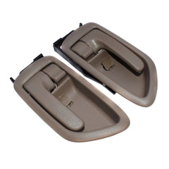 2Pcs Left Right Beige Inside Door Handle for Toyota 2001-07 Sequoia 04-06 Tundra 6B93BC-57