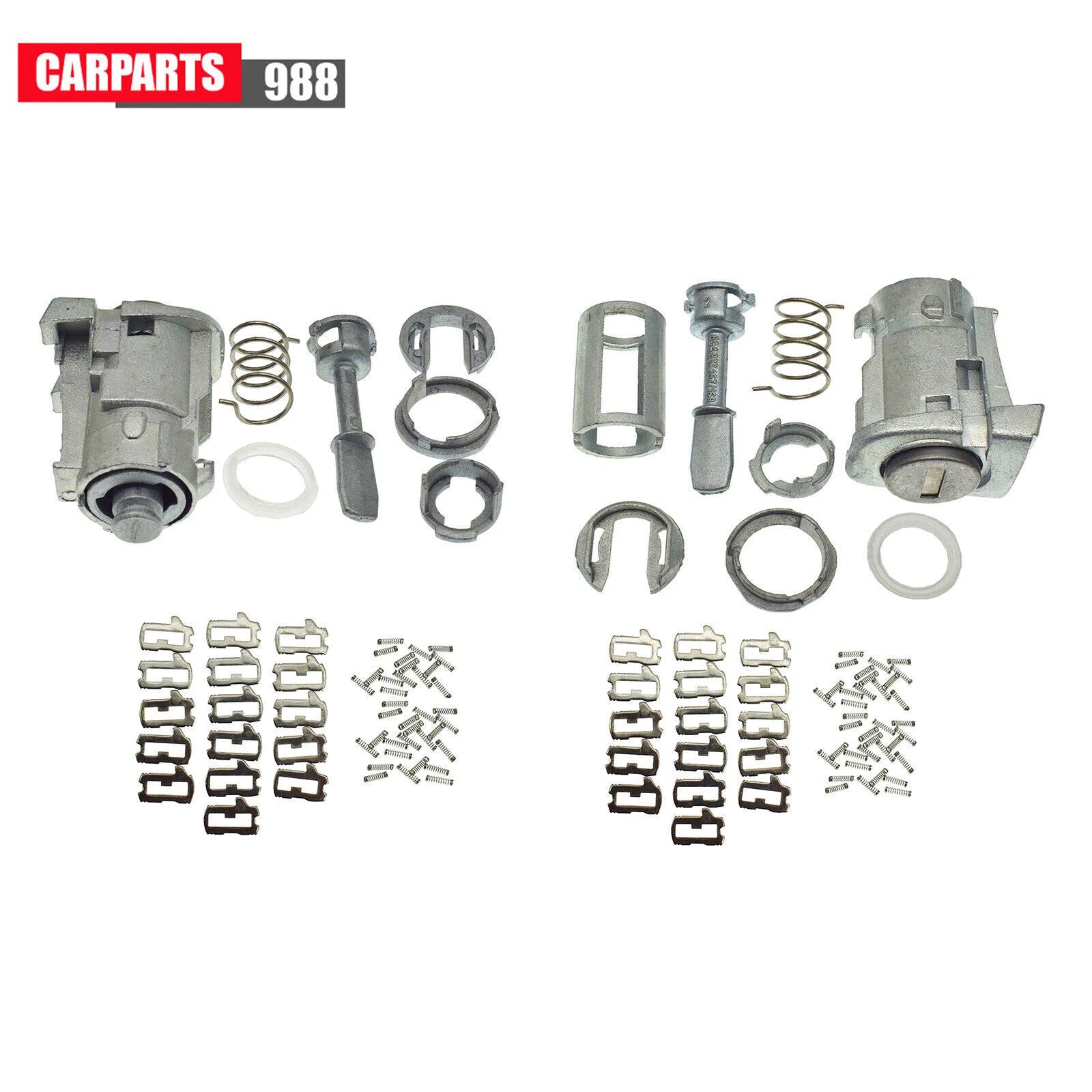 Door Lock Cylinder Barrel Repair Kit Left Right for VW MK4 Golf4 Bora Audi A6 6B93BC-57