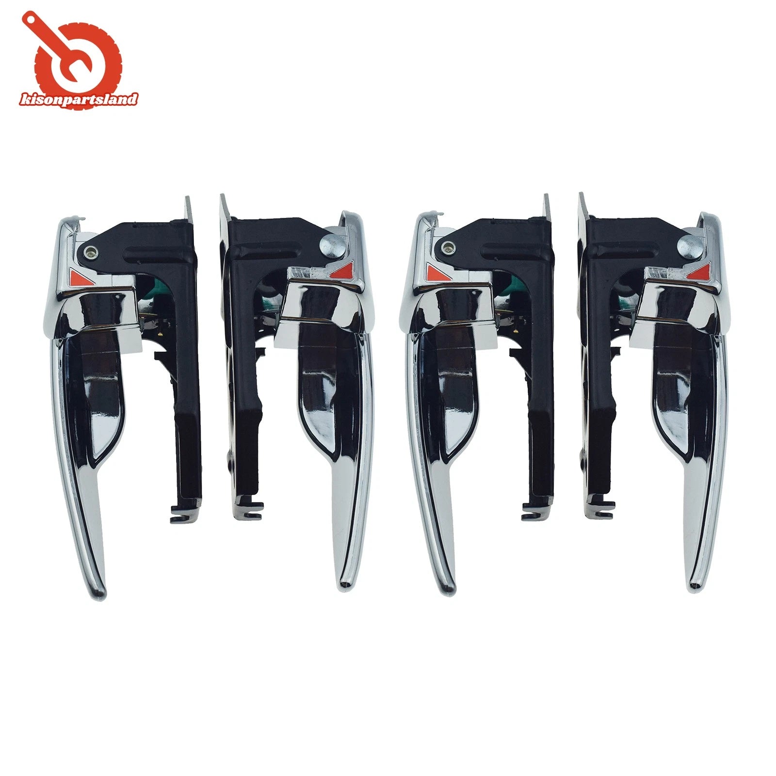 4pcs Chrome Front Rear Interior Inside Door Handles For Hyundai Sonata 2002-2005 6B93BC-57