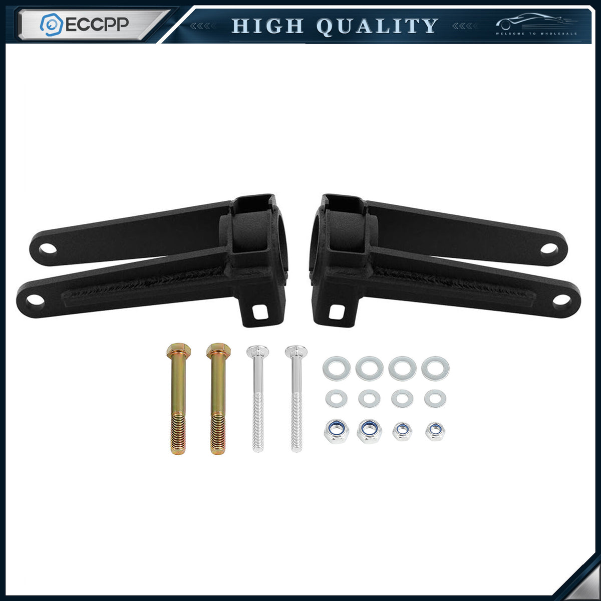 3.5" Front Leveling Lift Kit Fork Clevis For Jeep Grand Cherokee WK Commander XK