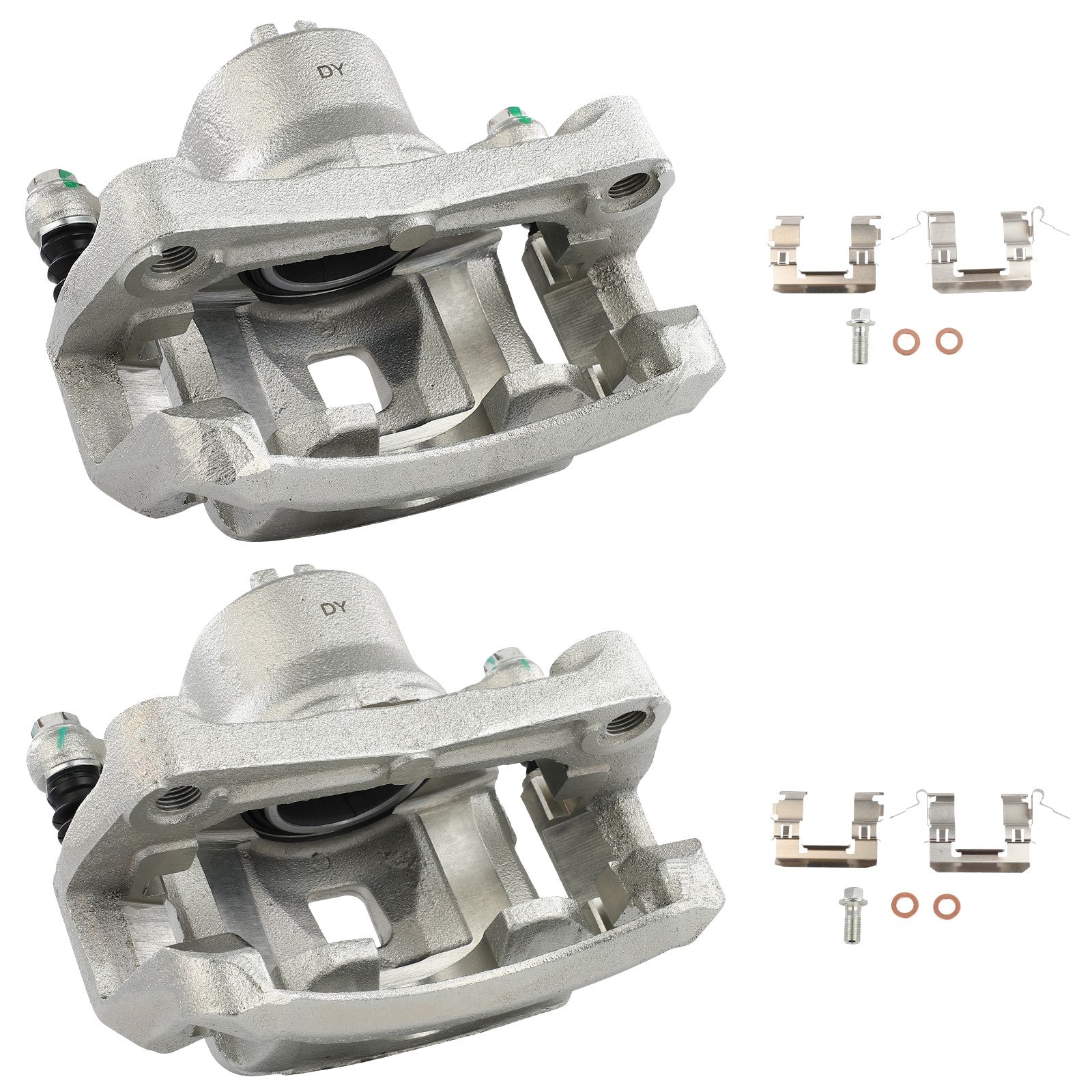 Front Left Right Brake Calipers 2Pcs For 2007-2019 Nissan Sentra 19B3306 19B3307 6B93BC-57