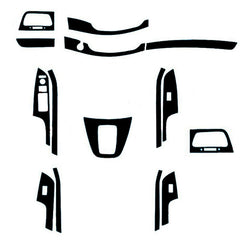 Interior Center Console Carbon Fiber Molding Sticker Decals For Honda CRV 2012+
