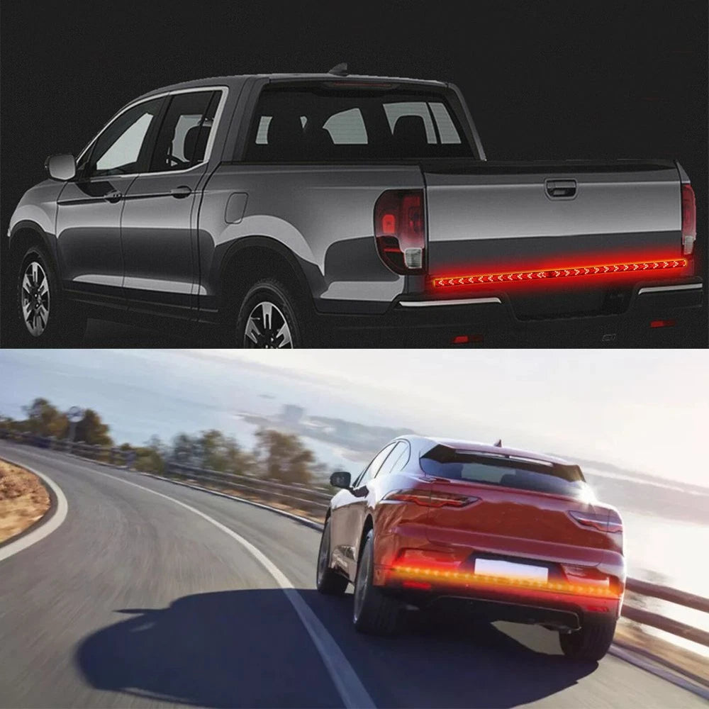 60" 528LED Truck Strip Tailgate Light Bar Brake Tail Flowing Turn Signal Red EOA 6B93BC-57