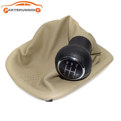 5 Speed Gear Shift Knob Gaiter Beige Boot For VW Volkswagen PASSAT B5 1998-2010 6B93BC-57