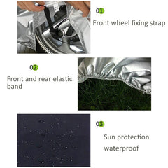 3XL Motorcycle Waterpoof Cover For Yamaha V-Star 650 950 1100 1300 Classic US