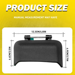 2x Exterior Door Handle Black Rear Left Right Side Fits 2007-2016 Jeep Compass A 6B93BC-57