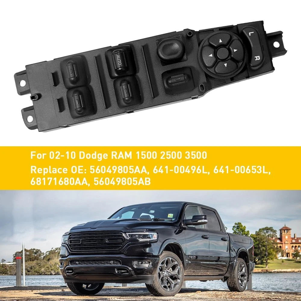 Power Window Master Control Door for Switch Dodge Ram 1500 2500 3500 Truck 02-10 6B93BC-57