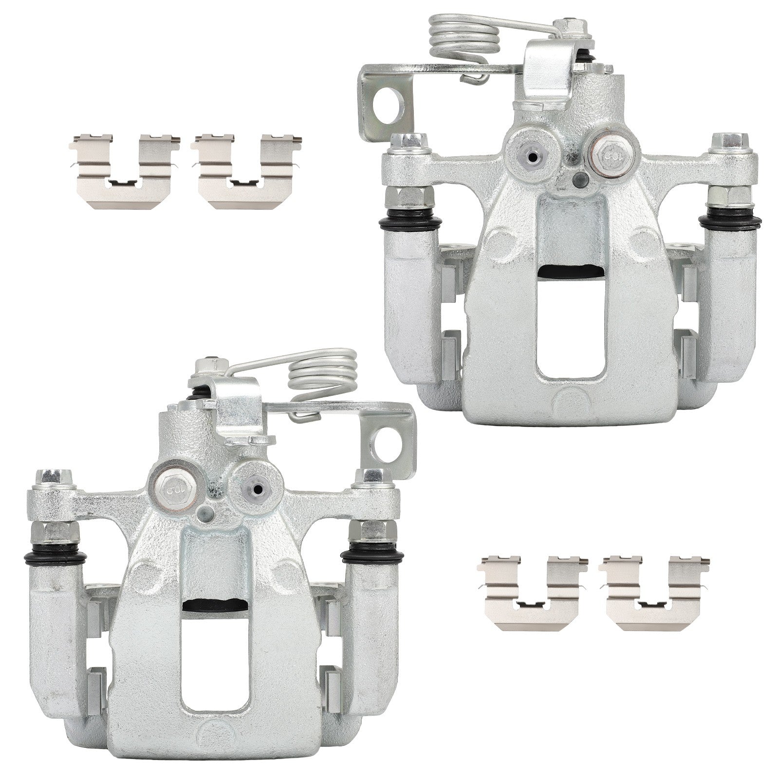 Rear Brake Calipers 2Pcs  Set Quic For 2012-2017 Kia Rio 19B6811, 19B6810 6B93BC-57