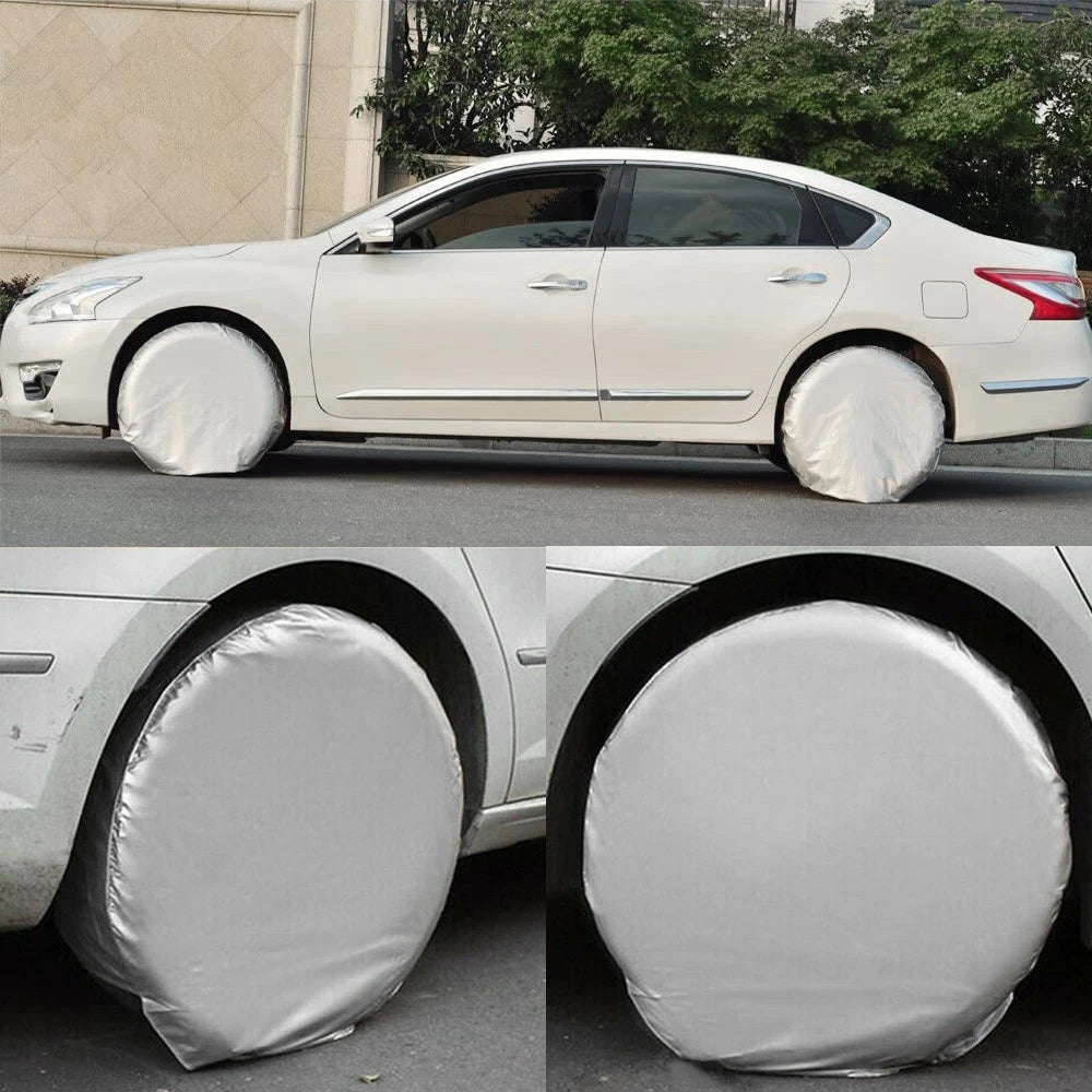 30-32" Waterproof Tire Cover Wheel Type RV Trailer Camper Sun Protector EOA 6B93BC-57