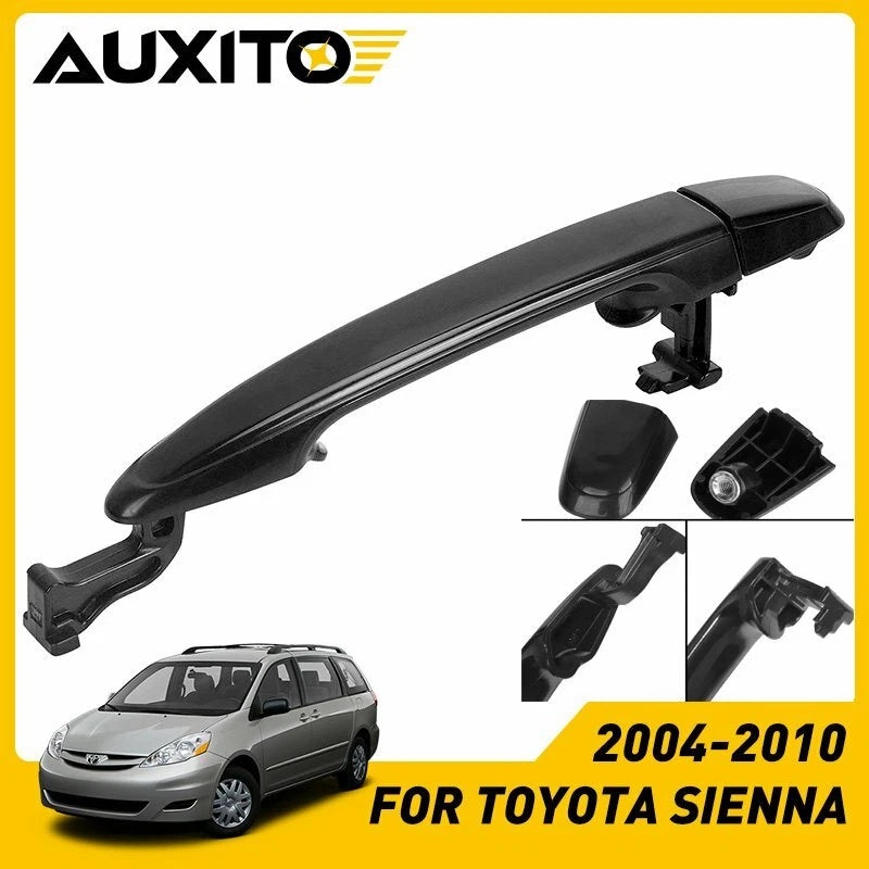 2X For Toyota Sienna 2004-2010 Rear Left Right Sliding Door Door Handle Black EA 6B93BC-57