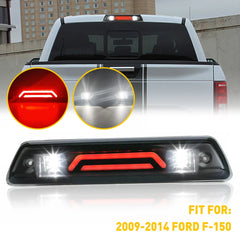 For 2009-2014 Ford F-150 LED Third 3rd Brake Light Tail Rear Cargo Lamp Smoke EA 6B93BC-57