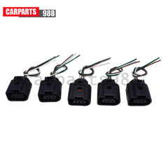 5x 3-Way A/C Pressure Switch Sensor Plug Pigtail For VW Golf Passat Audi A1 TT 6B93BC-57