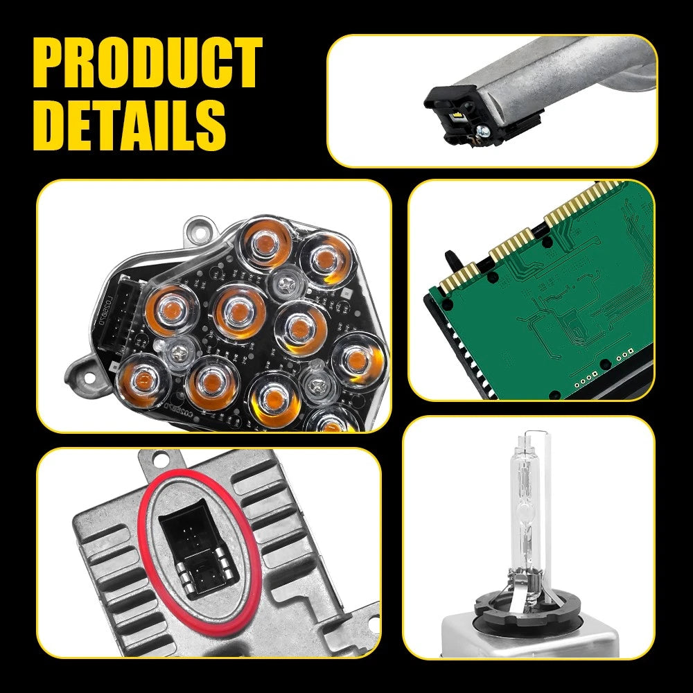 Xenon Ballast Bulb LED Module Diode Kit L+R For BMW 5 Series 528i 535i 2011-13 A 6B93BC-57