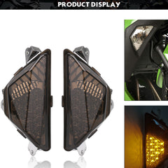 Front LED Turn Signal Light For KAWASAKI NINJA 250 300 400 650 1000 1000SX ZX-6R