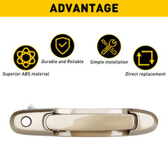Door Handle Exterior Front Right Passenger For Side 98-03 Toyota Sienna Beige EA 6B93BC-57