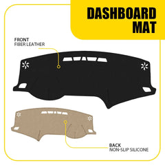 Leather Car Dashboard Dash Cover Pretector Mat For Hyundai Sonata 2015-2019 EOA 6B93BC-57