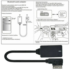 Audio Cable Adapter AMI MMI Bluetooth Music For Interface Audi A3 A4 A5 AUX EOA 6B93BC-57