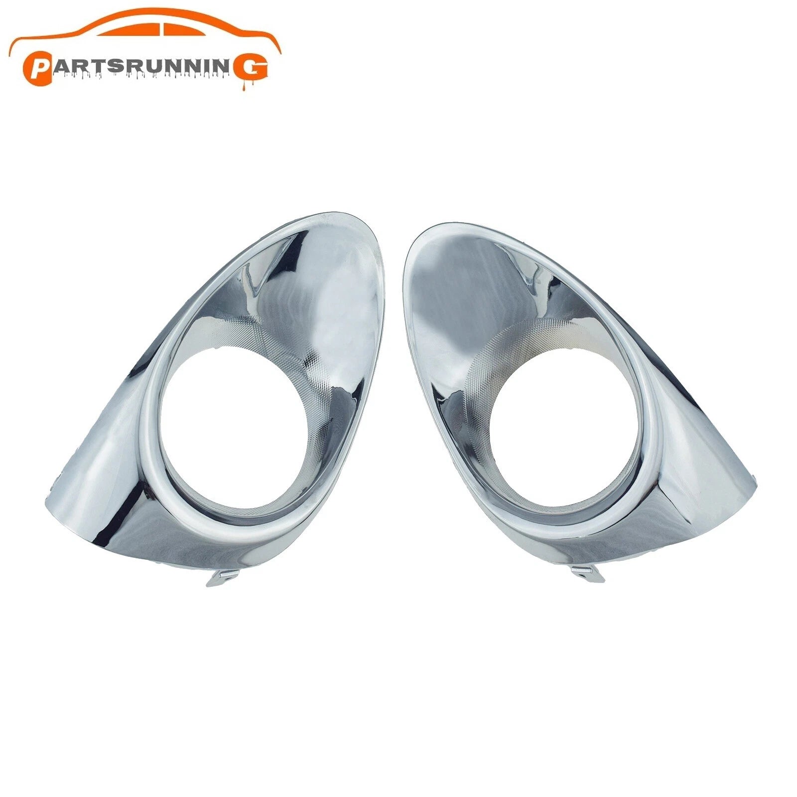 Bumper Fog Light Bezel Lamp Trim Left Right Kit For 2013-2015 Lexus RX350 RX450h 6B93BC-57