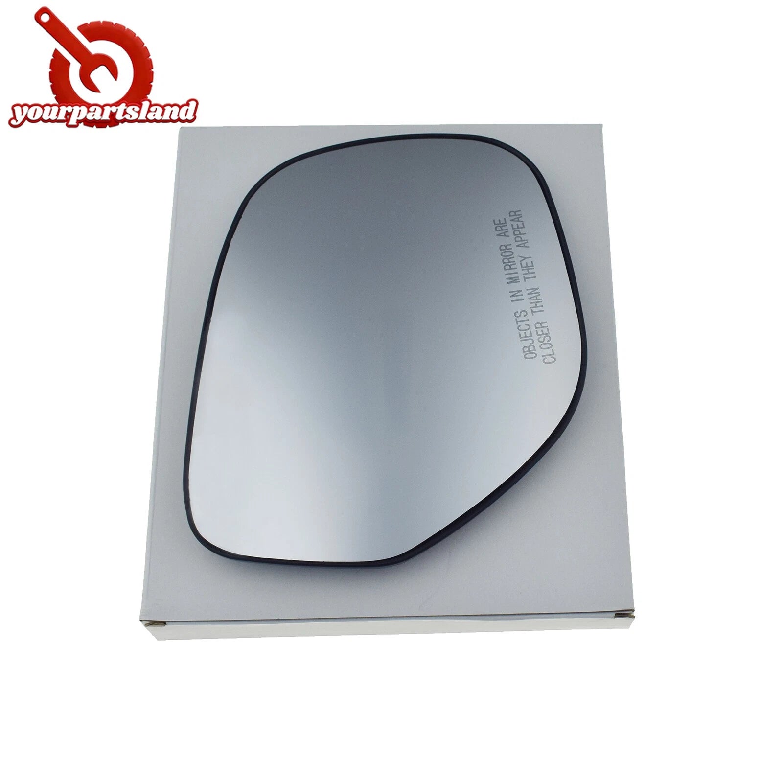 Heated Mirror Glass w/ Backing Plate for Mitsubishi Outlander 10-13 Passenger RH 6B93BC-57