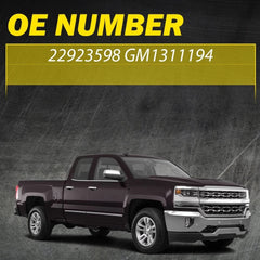 Exterior Door Handle Front Passenger Chrome For Chevrolet Silverado 1500 14-19 A 6B93BC-57