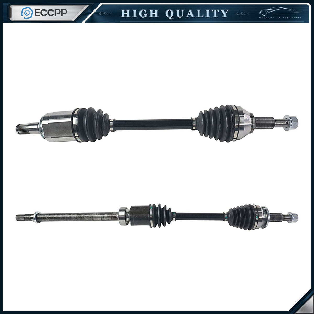 2pcs Front CV Axles FWD for Infiniti for JX35 QX60 for Nissan Pathfinder 3.5L 6B93BC-57