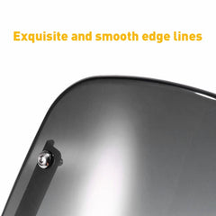 Universal Motorcycle Headlight Fairing Windshield Windscreen 5-7'' Round Black 6B93BC-57