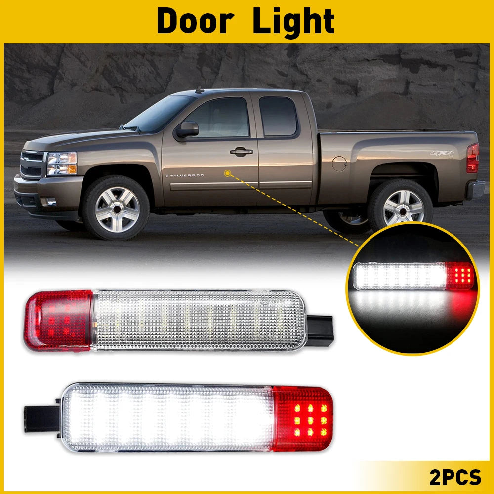 LED Door Courtesy Lights For 1995-2007 Chevy C/K Silverado Tahoe GMC Sierra EOA 6B93BC-57