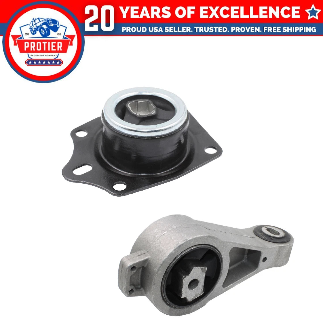 Front Right & Trans Mount Set for 2000-2005 Dodge Neon 2.0L for Auto Trans 2PCS 6B93BC-57