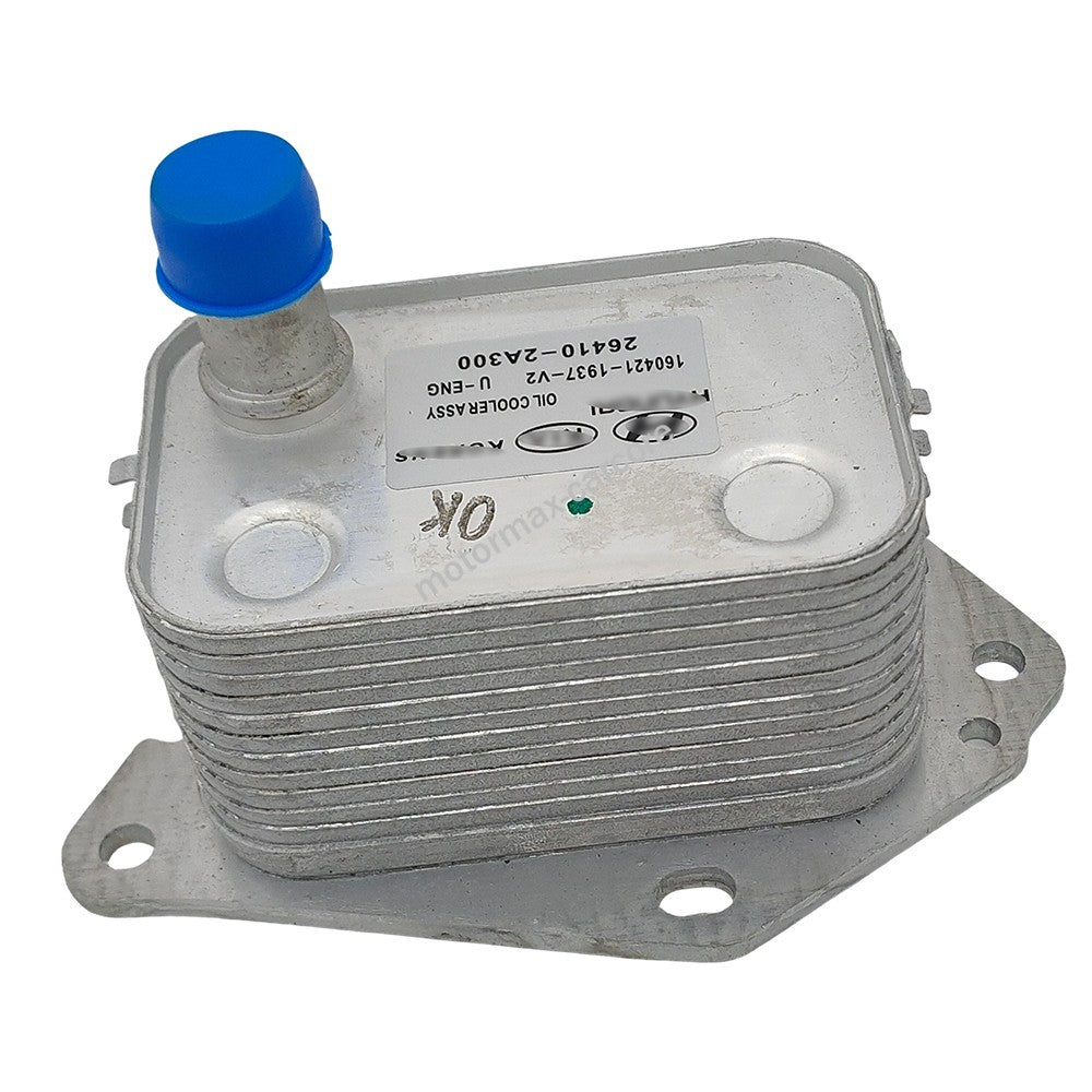 Engine Oil Cooler For 2017-19 Hyundai IX20 IX35 I20 I30 I40 Kia Venga 264102A300 6B93BC-57