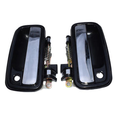 Front Left Right Outside Door Handle For Toyota Tacoma 1995-2004 Chrome Black 6B93BC-57