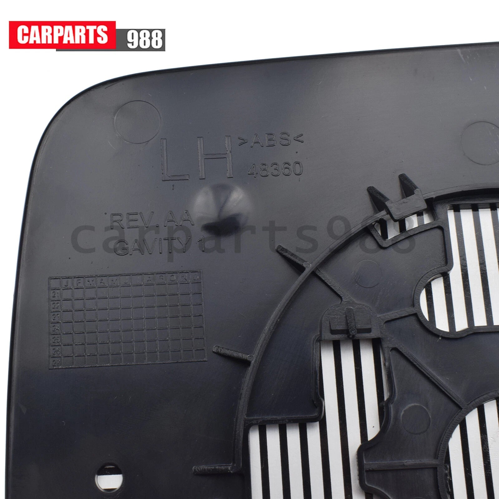 Left Towing Mirror Glass Heated Upper for Dodge Ram 1500 2500 3500 68067727AA 6B93BC-57