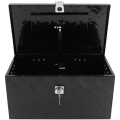 20"x12"x9.5" Aluminum Storage Tool Box For Truck Home Garage w/1x Lift Air Rod