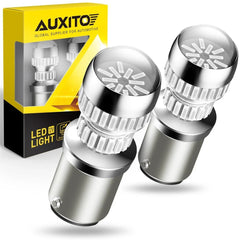 2-10x AUXITO 1157 7528 LED Brake Stop Tail Light Bulbs Red CANbus No Error Lamps AUXITO