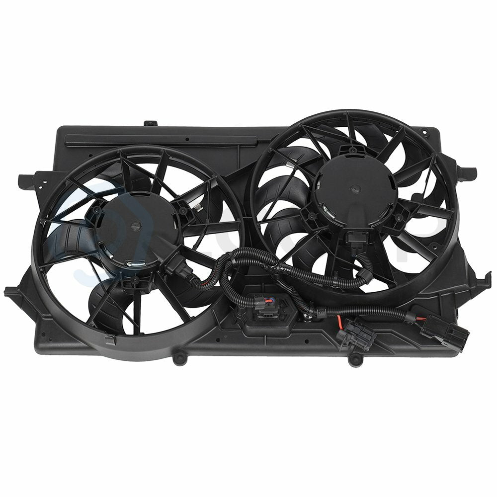Radiator Condenser Cooling Fan Assembly For 2000 2001-2004 Ford Focus 674-00749 6B93BC-57