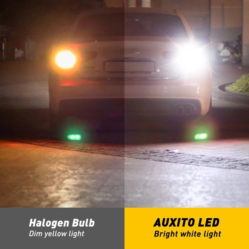AUXITO LED Reverse Back Up Light Bulb 921 912 W16W T15 906 916 Super White 6000K AUXITO