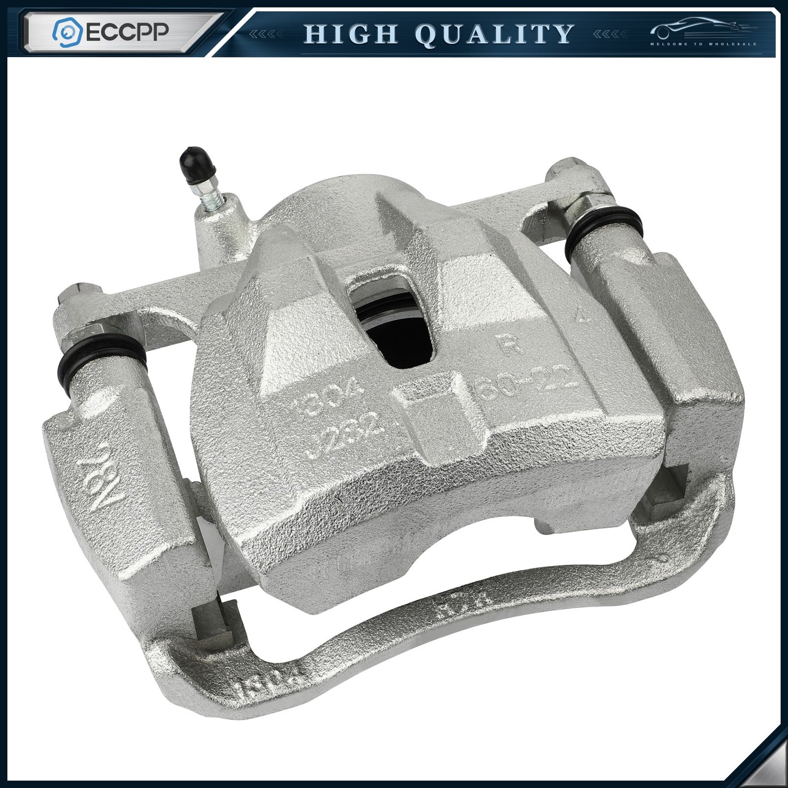 Front Right Brake Caliper 1Pc For 2009-2010 Pontiac Vibe 2008-2014 Scion xD 6B93BC-57