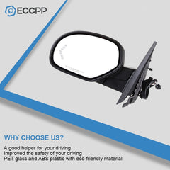 Driver Side Mirror For 07-14 Chevy GMC Power Fold Heated w/Memory Signal Light 6B93BC-57