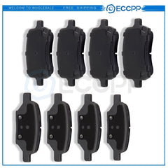 Front And Rear Ceramic Brake Pads Kit For Chevy Malibu Pontiac G5 G6 Saturn Aura 6B93BC-57