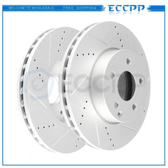 Front Brake Discs Rotors For Mercedes-Benz C230 2010-2015 Mercedes-Benz C250 6B93BC-57