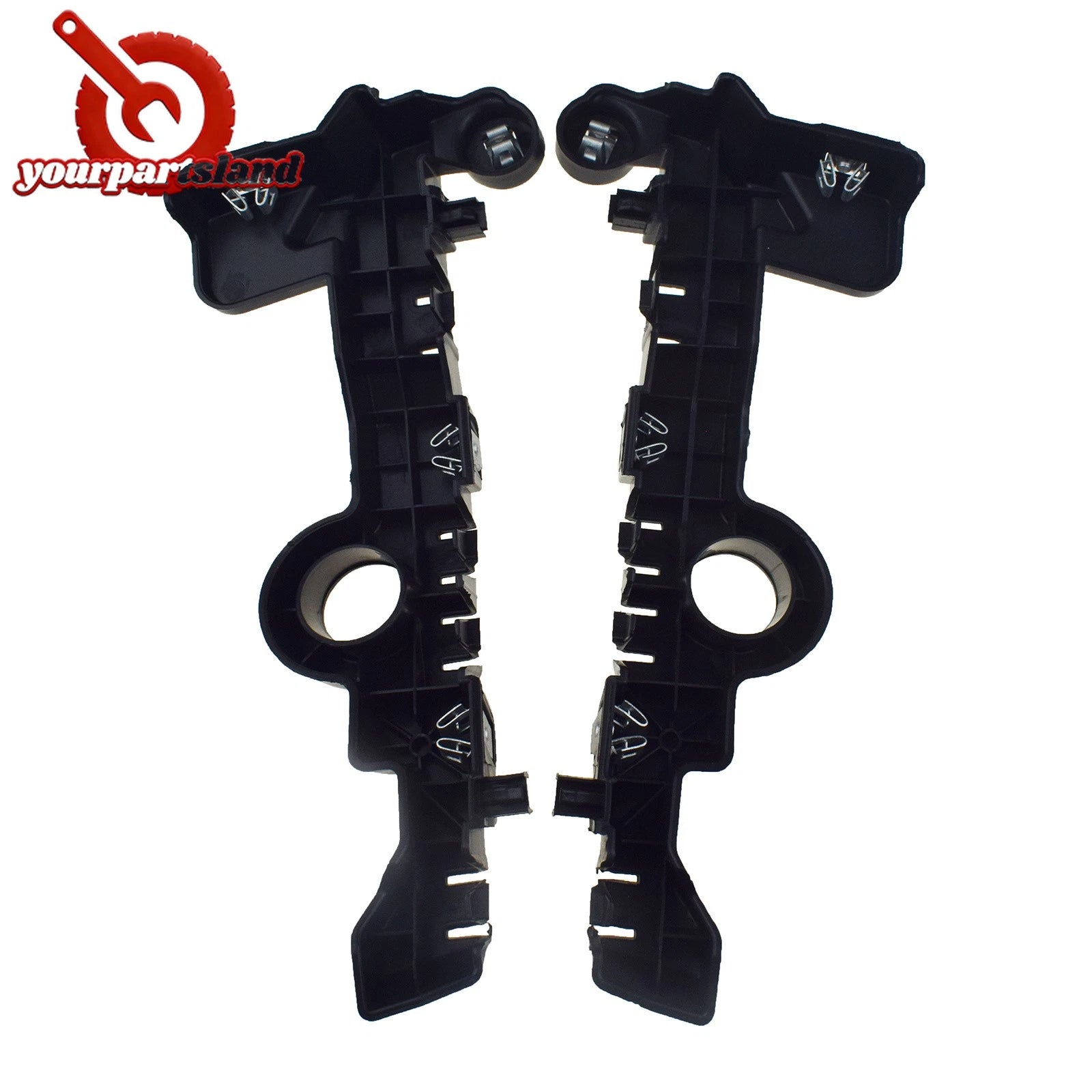 For GMC Sierra 1500 2019-2023 Front Pair Bumper Fascia Guide 23388662 23388663 6B93BC-57