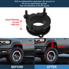 ECCPP 3" Front & 3" Rear Leveling Lift Kit For Chevrolet Trailblazer GMC Envoy 6B93BC-57