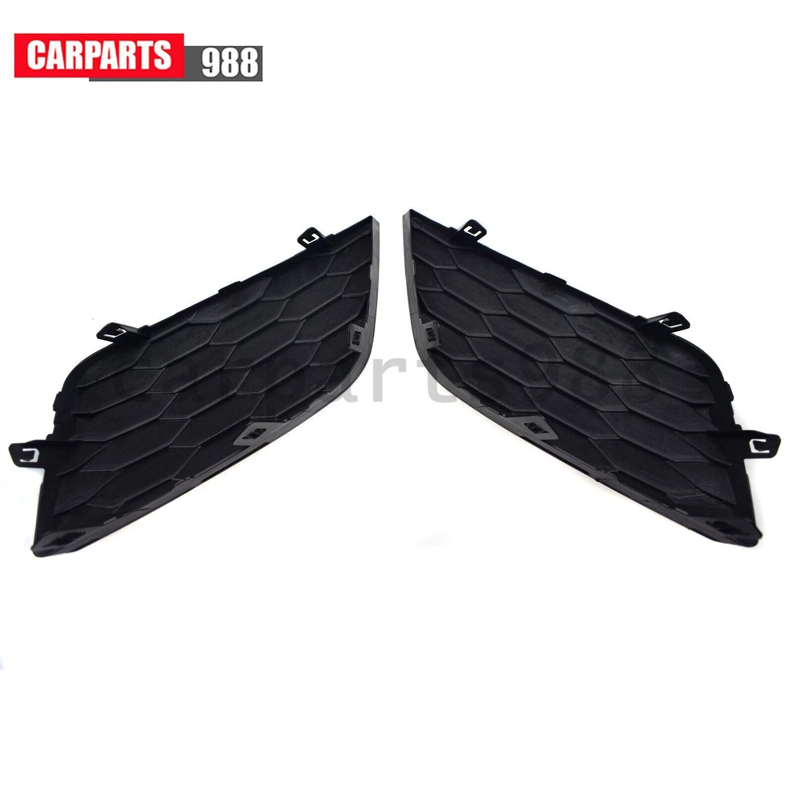 2Pcs Left Right Front Bumper Insert Fog Light Cover For Nissan Sentra 2016-2019 6B93BC-57