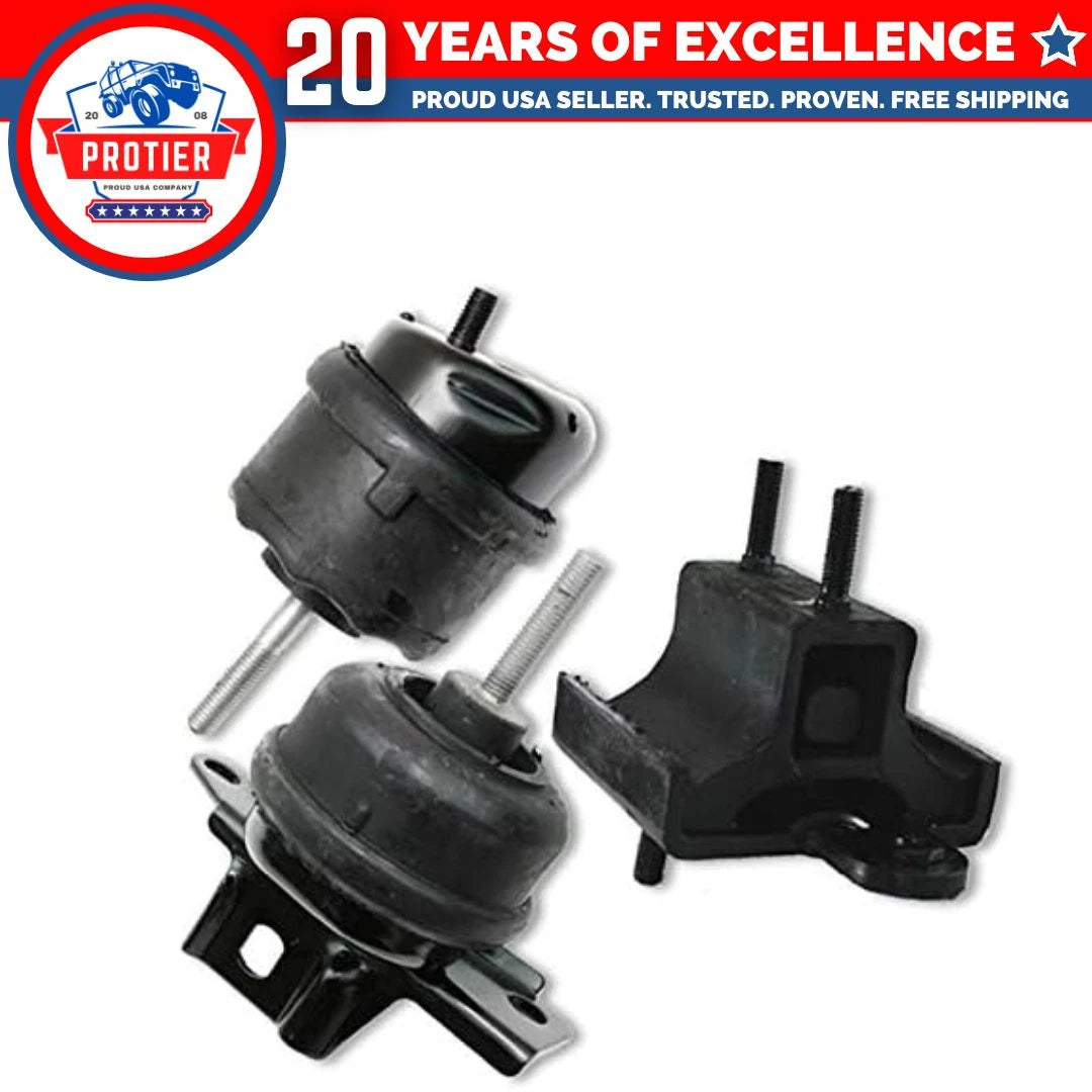Fits 1998-2004 Cadillac Seville 4.6L Front & Rear Motor & LT Trans Mount Set 3pc 6B93BC-57