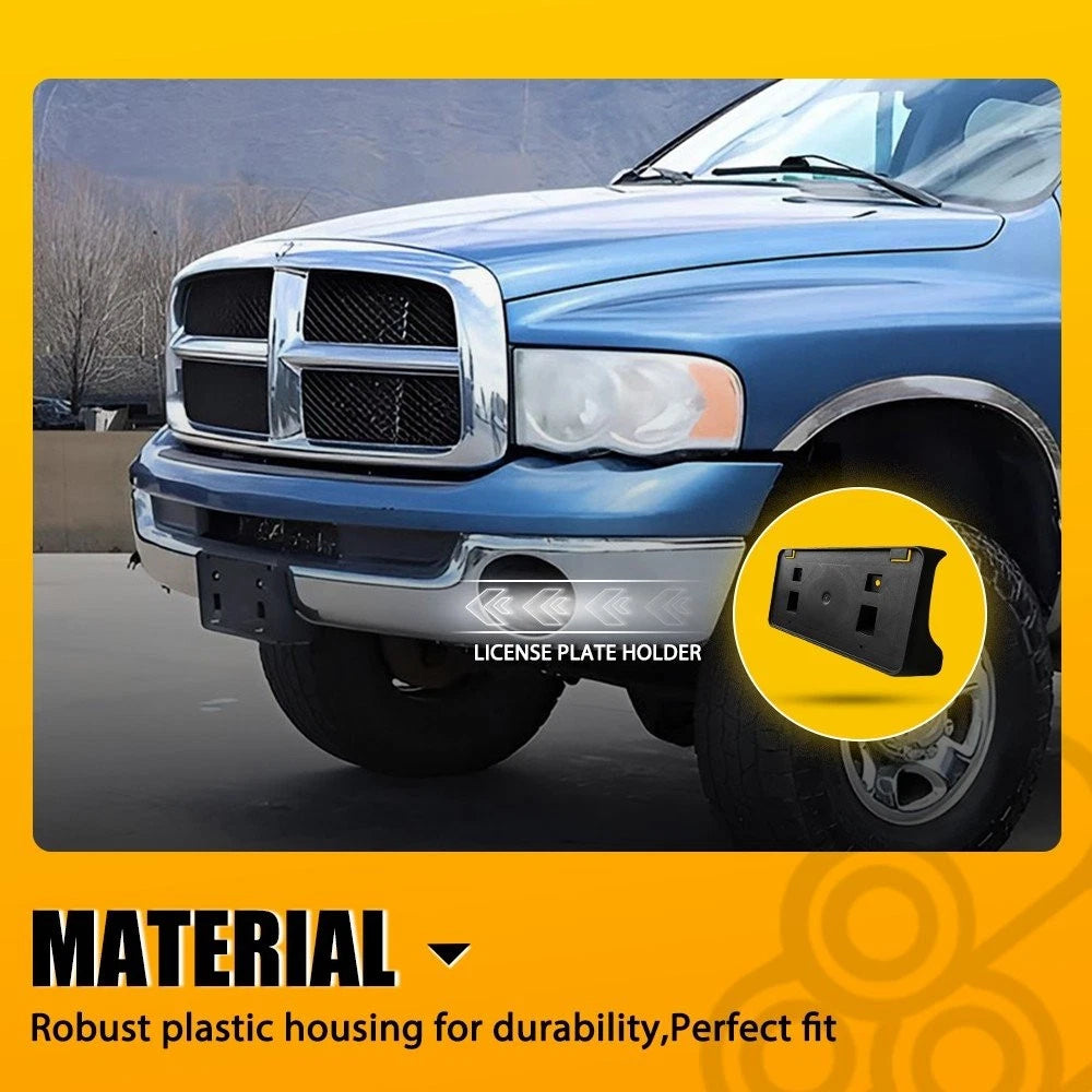 For 2004-2008 Dodge Ram 1500 2500 3500 Front License Plate Tag Holder Bracket EA 6B93BC-57