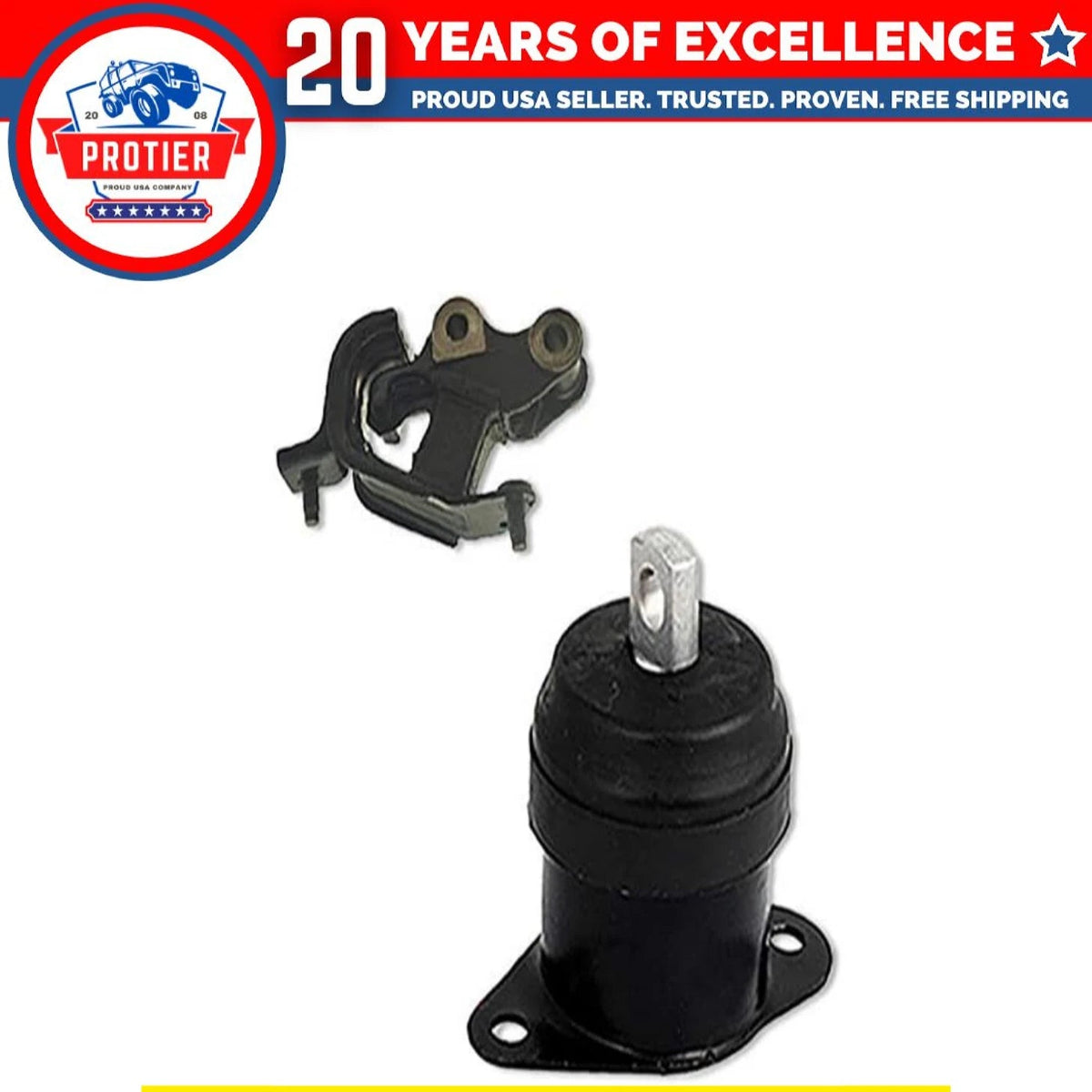 Fits 2003-2007 Honda Accord 2.4L MANUAL Front Right Motor & Front Trans Mount : 6B93BC-57