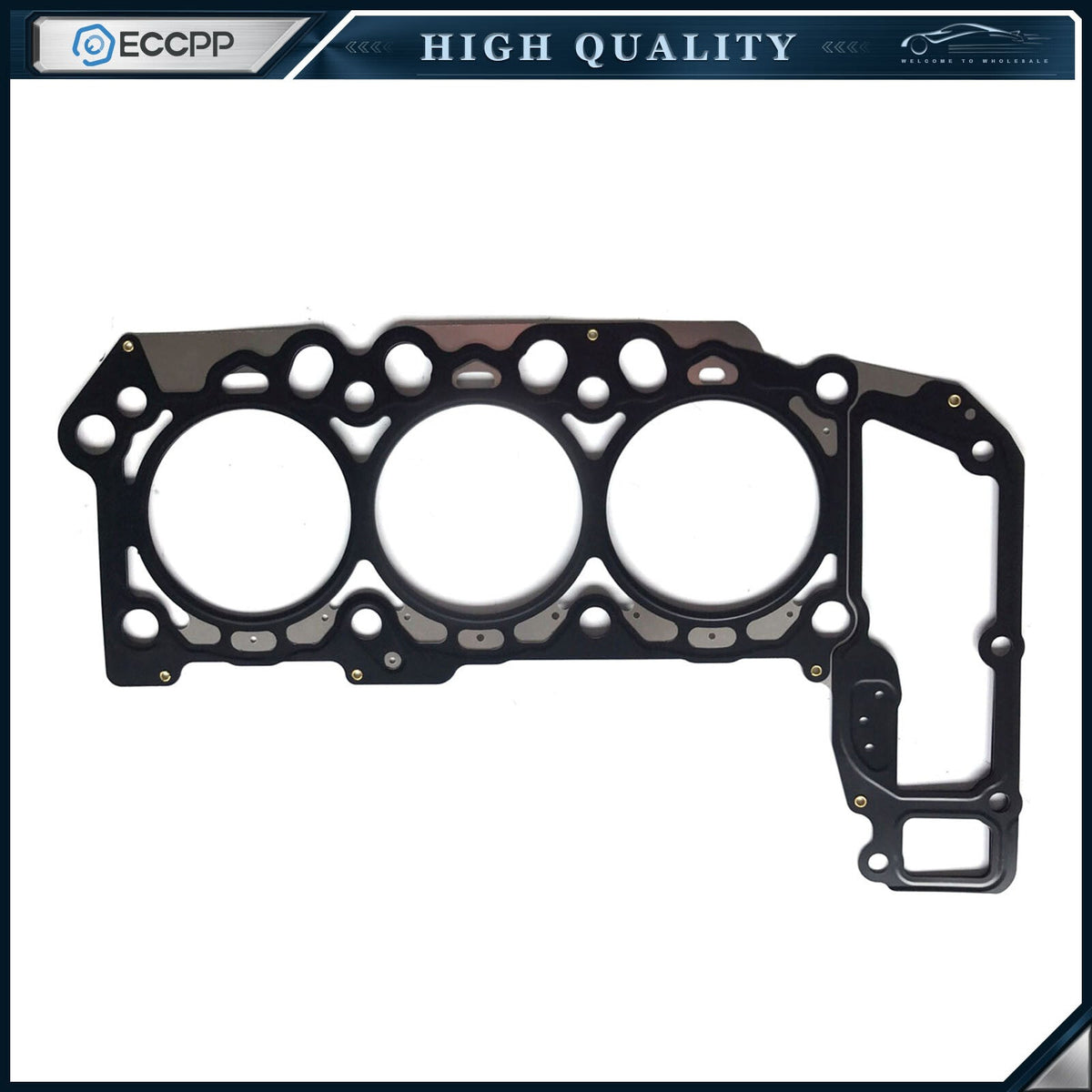 ECCPP MLS Head Gasket For 02-12 Dodge Ram Jeep Mitsubishi SOHC 12V VIN K 3.7L ECCPP