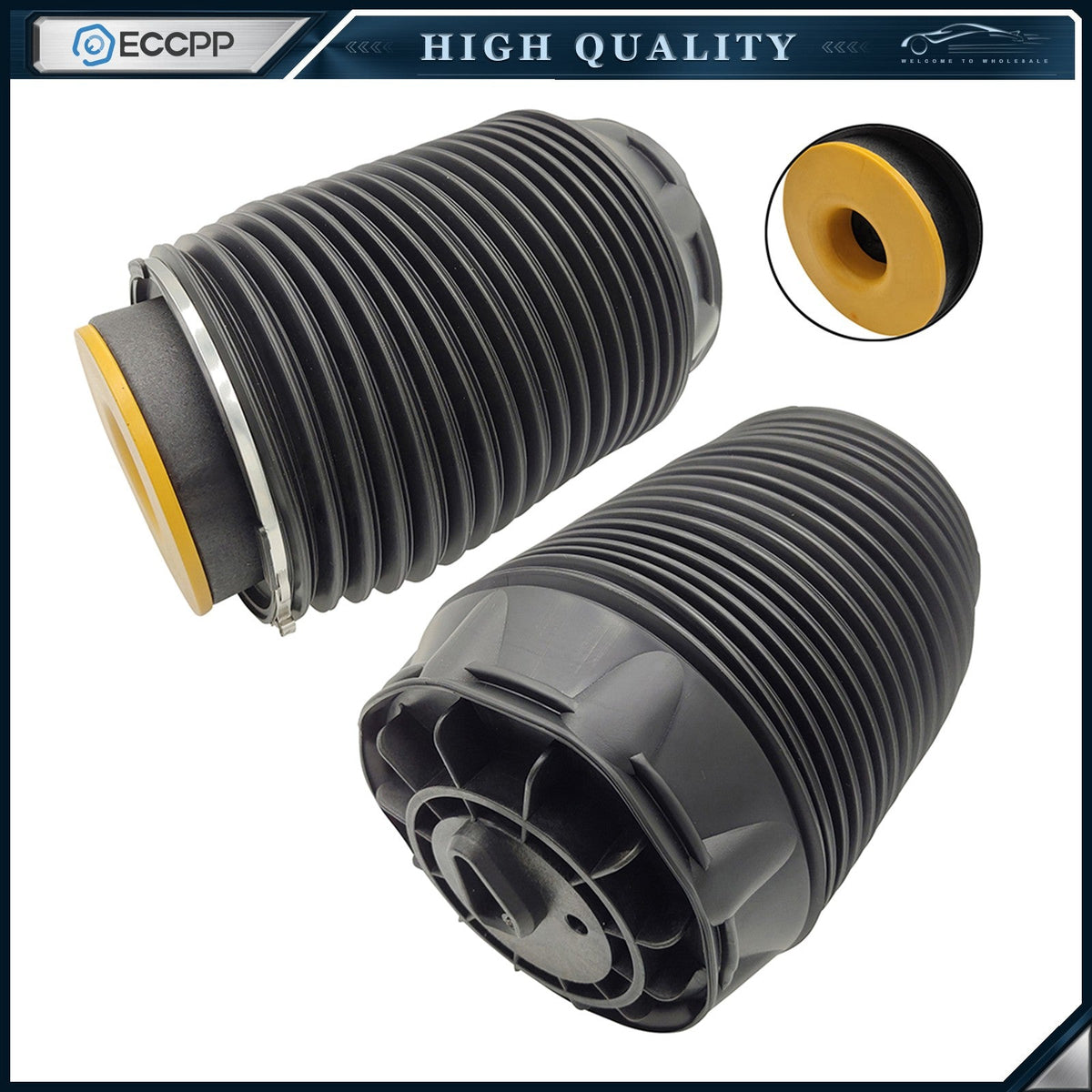 Pair Rear Air Spring Shock Air Suspension Bags For Hyundai Genesis Centennial 6B93BC-57